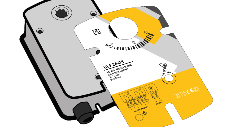 Development of electric drives with logo and brand of the customer