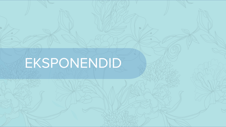 Eksponentide jaotus teemade kaupa