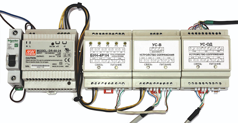 Modular gas flow control complex