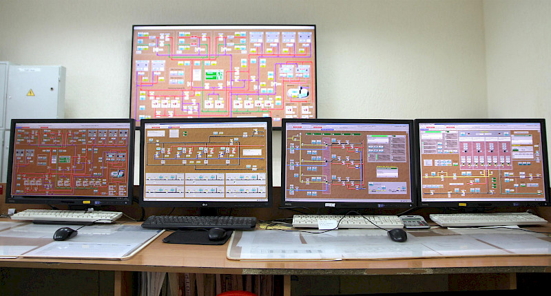 Software for rationing and reducing technological electricity costs in a graphical representation of the calculation results
