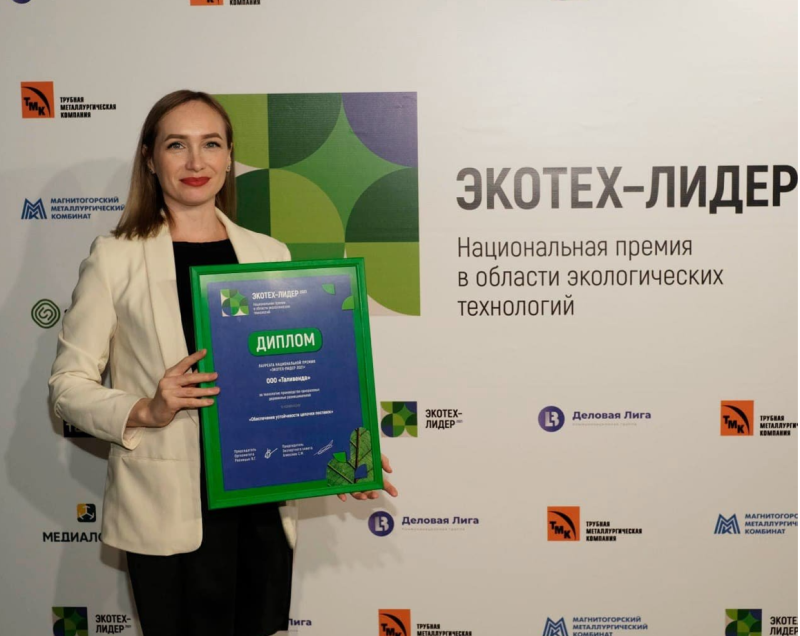 Talivenda company won the national award ECOTECH LEADER 2021.