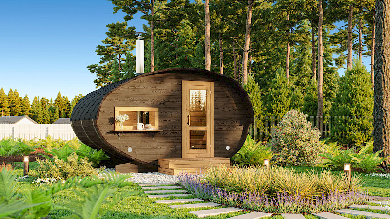 The aim of Arel PLUS is to offer the best ready-made sauna solution to the customer. There are one-, two-, three-room and terraced models available, and the customer can choose the right Munasauna for himself and his company The Munasauna collection has now been expanded with other products for the ideal home spa, such as the "Vutimuna" outdoor lounge, hot tubs in various sizes, and various models of egg hutches. With the products of the Egg Sauna collection, anyone can create their own water and wellness centre